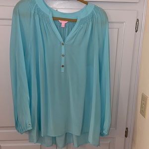 XL Lilly Pulitzer Elsa silk top